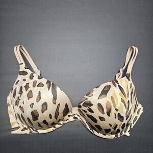 Victoria’s Secret 38C Beige Cheetah Print Very Sexy Push-Up Bra